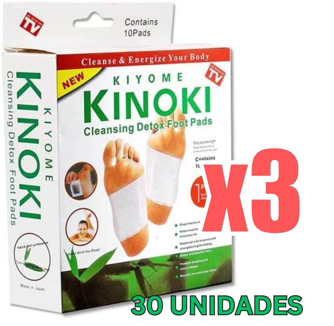 Parche Kinoki 30 Unds