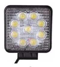 Faro Cuadrado Antiniebla Led 27w