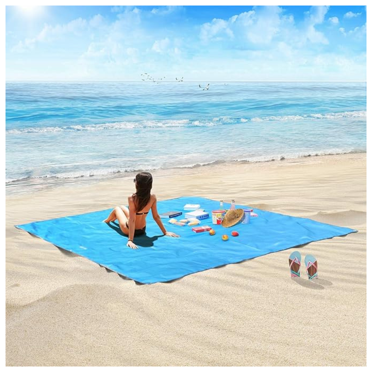 Manta De Picnic Impermeable Antiarena