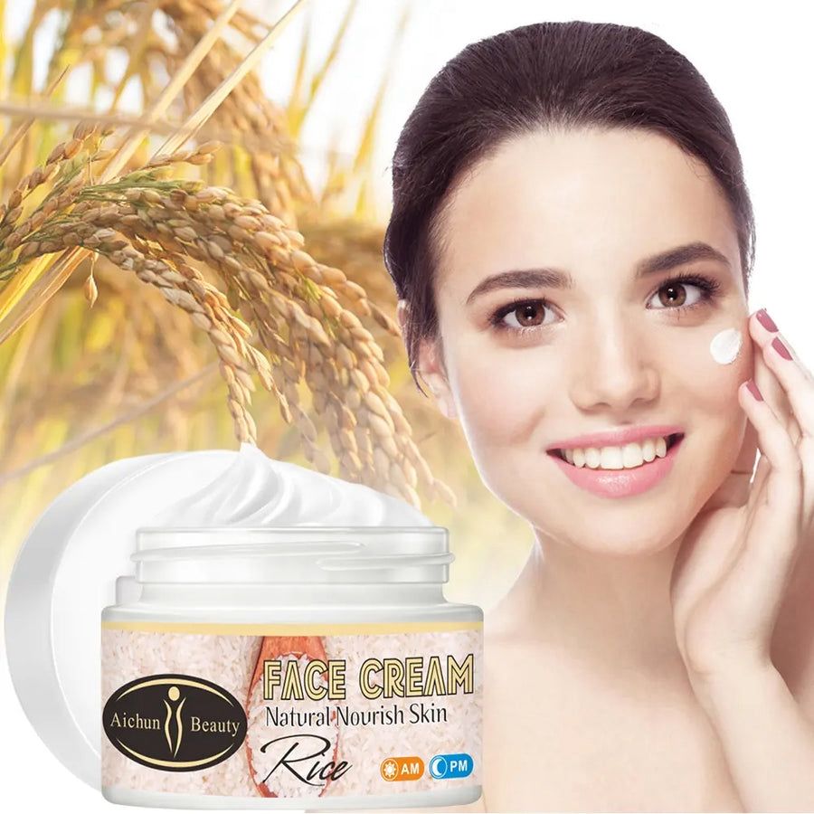 Crema Facial De Arroz Natural