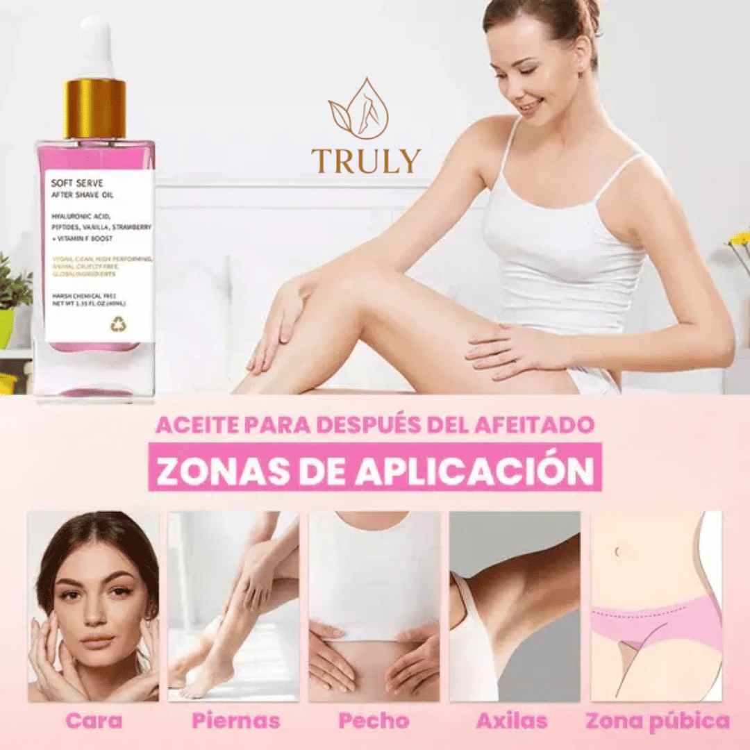 TRULY SOFT™ Aceite Post Rasurado