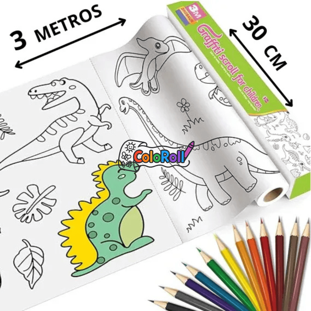 ColoRoll™ Rollo para Colorear de 3 Metros