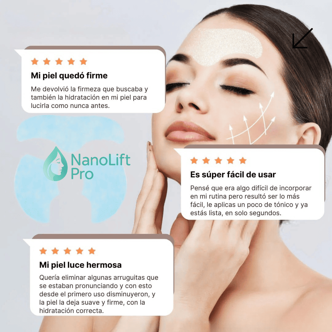 NanoLift Pro™ Parches de Colágeno Rejuvenecimiento Facial Avanzado – Pack Completo x24