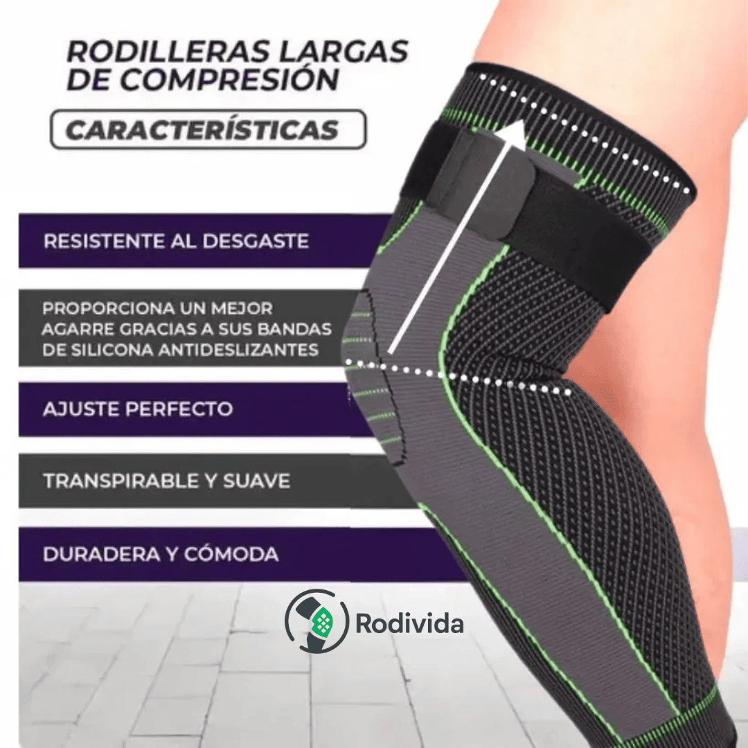 Rodivida™ 2 Rodilleras largas de compresión