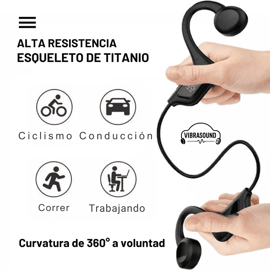 VibraSound™ Audífonos de conducción Ósea