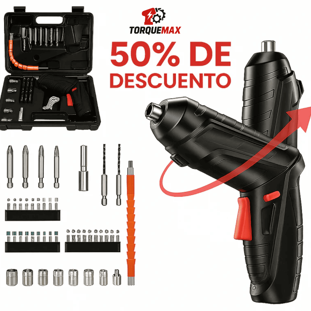 TorqueMax™ Destornillador Inalámbrico de Alta Potencia