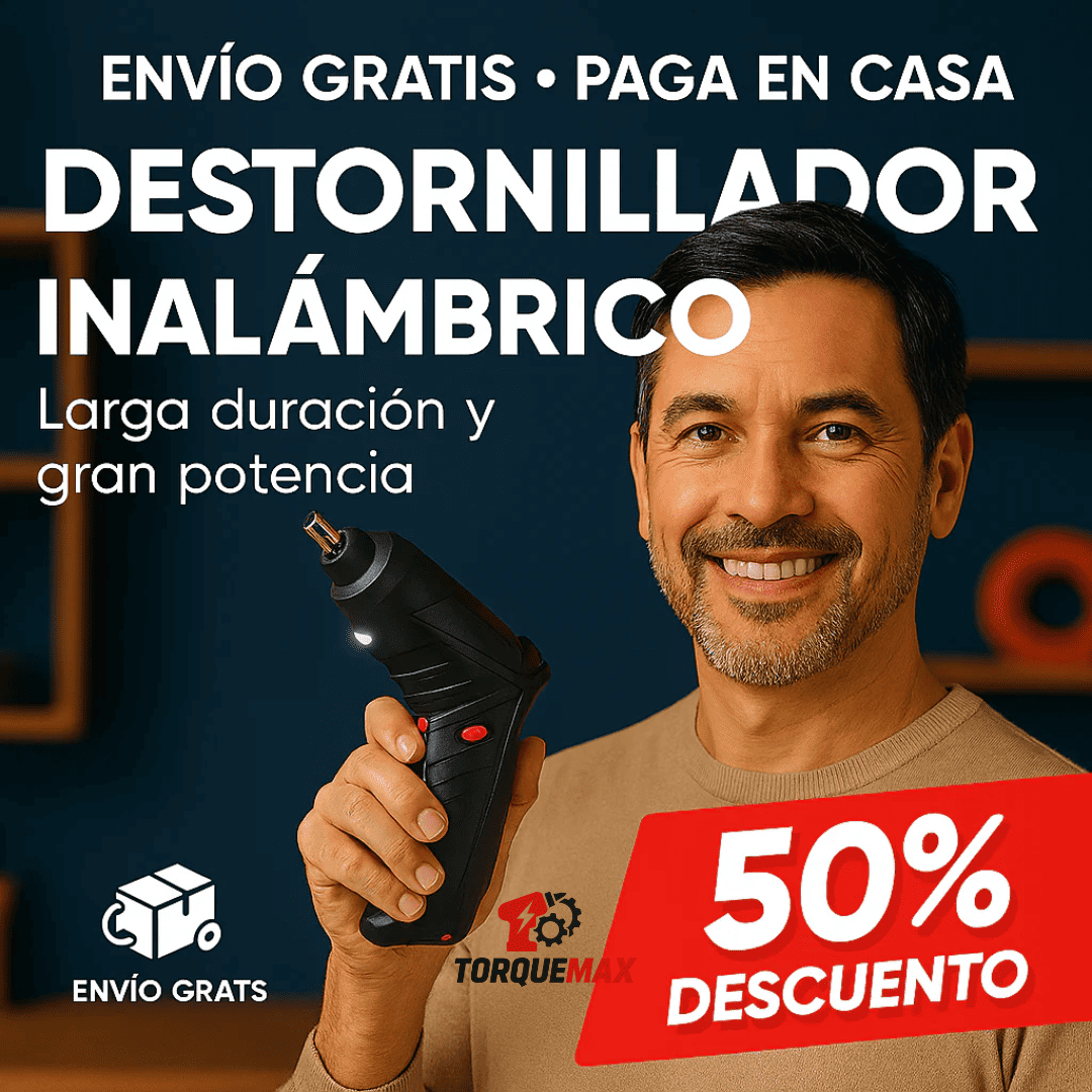TorqueMax™ Destornillador Inalámbrico de Alta Potencia