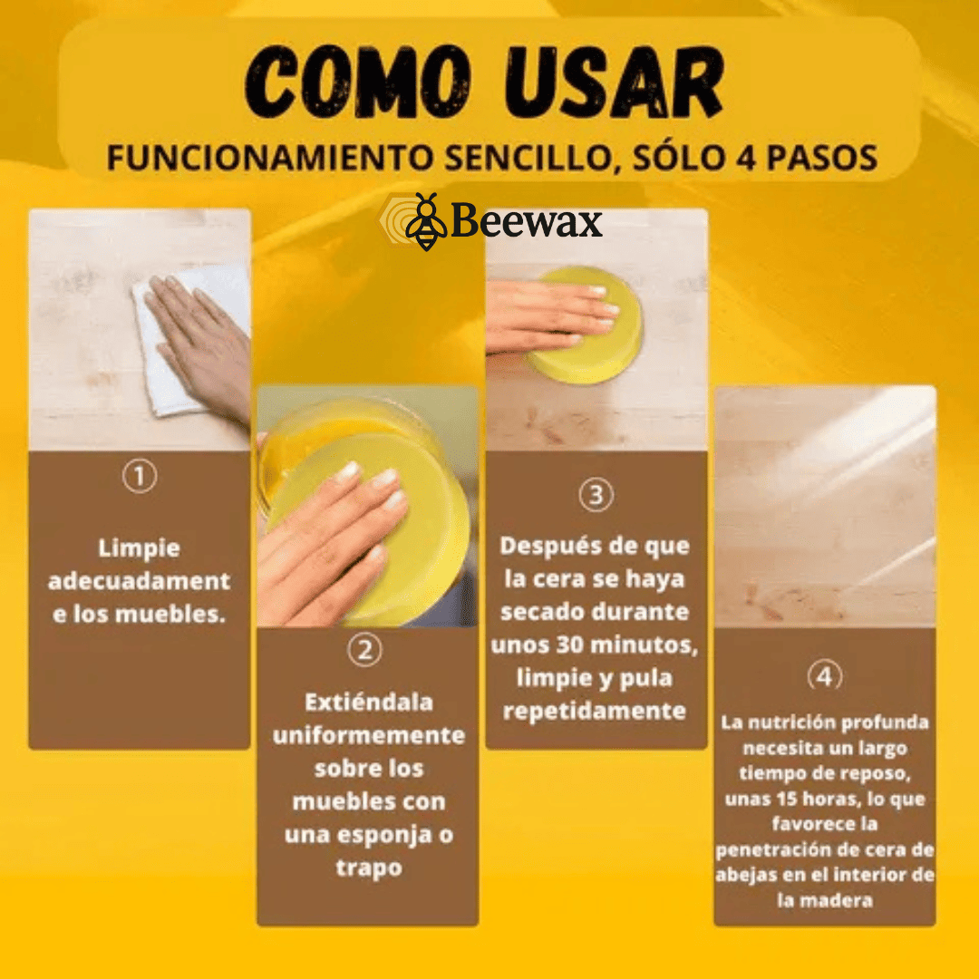 Beewax™ Cera Restauradora de Madera