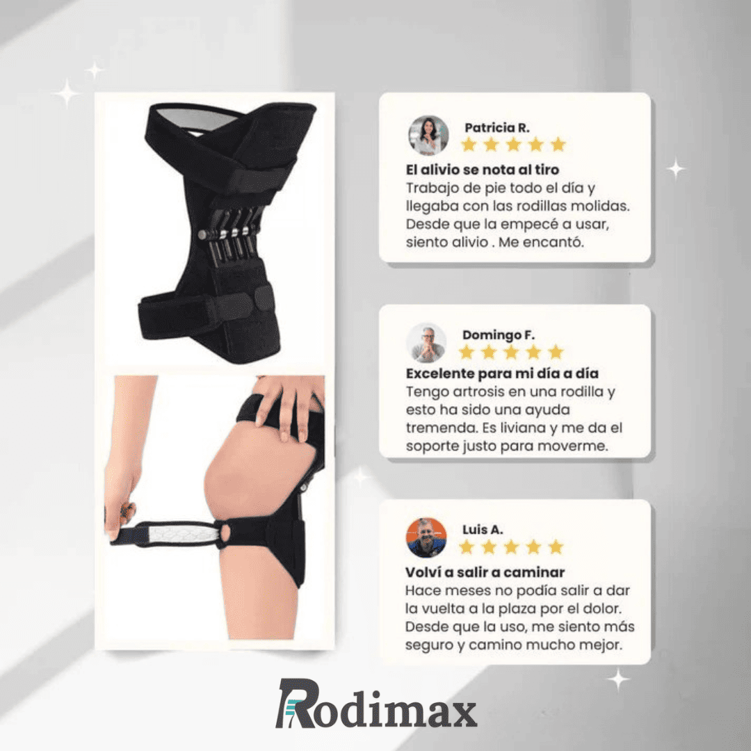 Par de Rodilleras Rodimax™ con Articulación de Apoyo