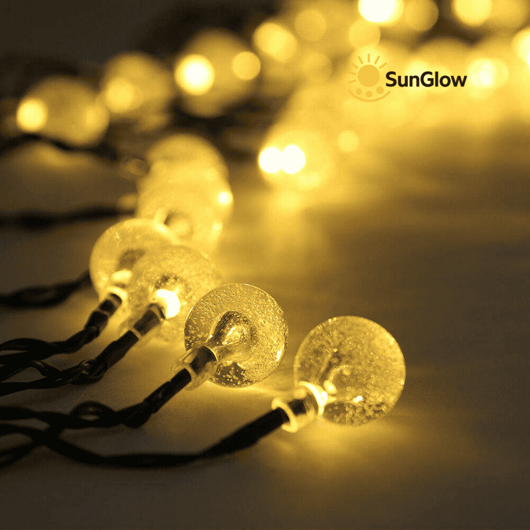 SunGlow™ Luces Solares para Exteriores ¡SÚPER OFERTA! 6 Metros 40 luces
