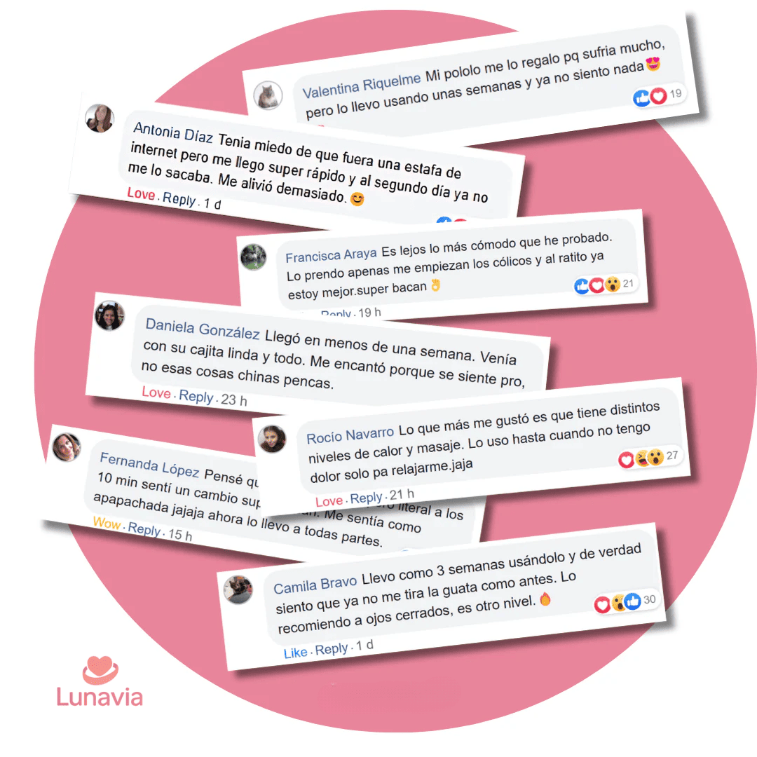 Lunavia™ Cinturón Térmico Menstrual - ¡EL MEJOR ALIADO PARA TU CICLO MENSTRUAL!