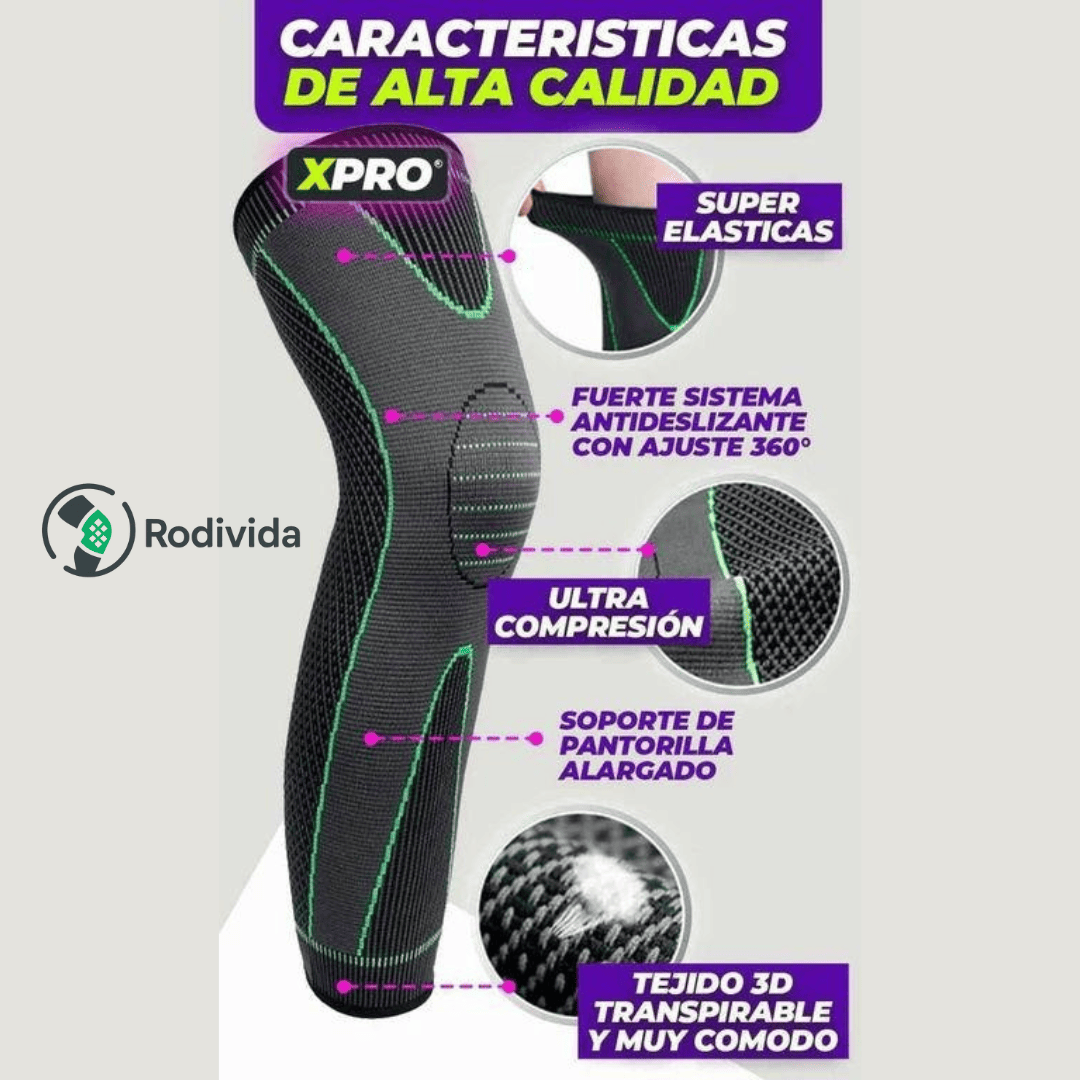 Rodivida™ 2 Rodilleras largas de compresión