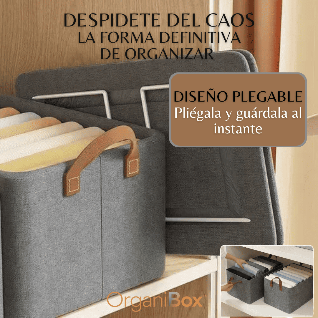 OrganiBox™ Caja Organizadora Plegable Multifuncional Pack x2
