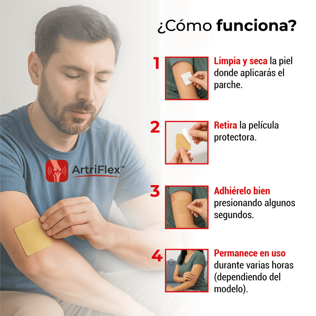 ArtriFlex™ Parche Analgésico para Dolor Articular 3X1
