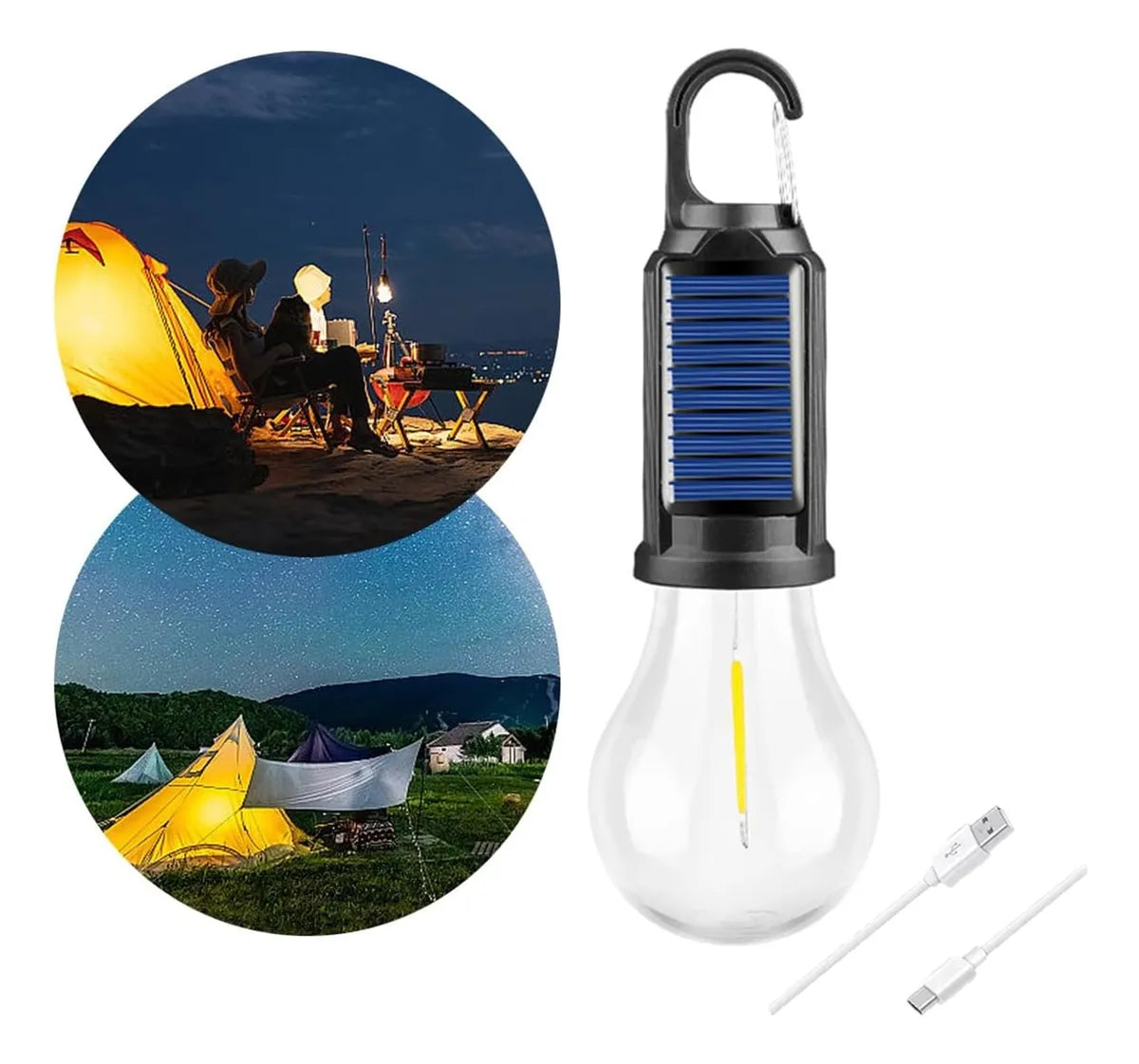 Ampolleta Solar Recargable de Emergencia