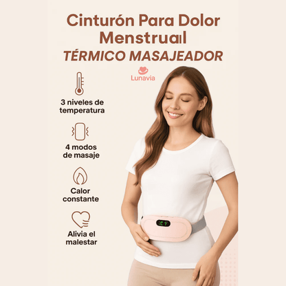 Lunavia™ Cinturón Térmico Menstrual - ¡EL MEJOR ALIADO PARA TU CICLO MENSTRUAL!