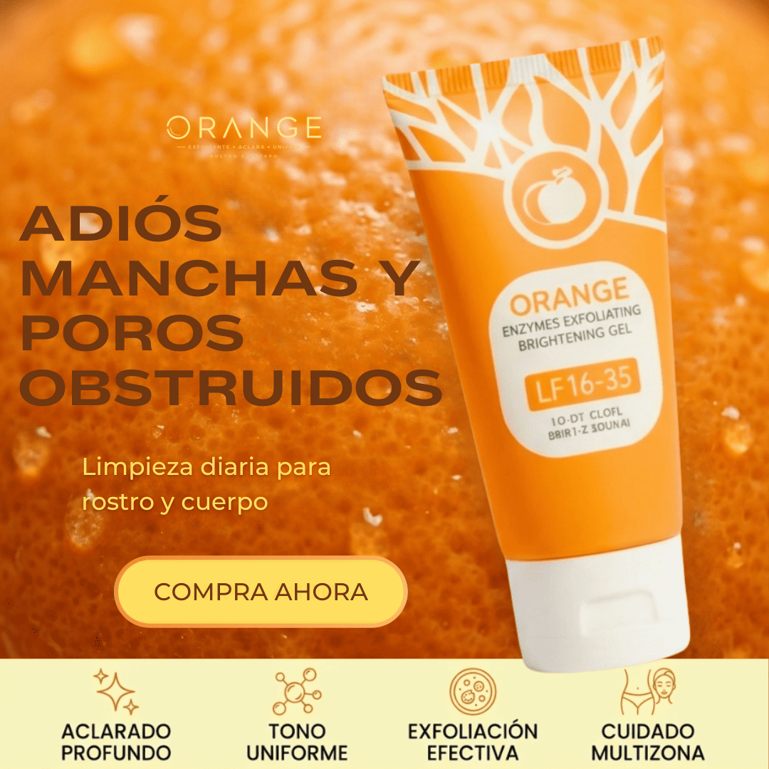 ORANGE™ Exfoliante Rostro y Cuerpo Aclarador de Manchas