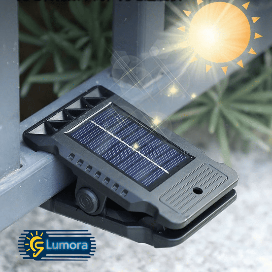 Lumora™ Clip Led Solar para Exteriores Portátil