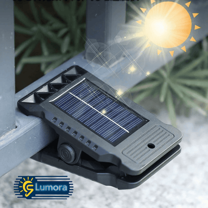 Lumora™ Clip Led Solar para Exteriores Portátil