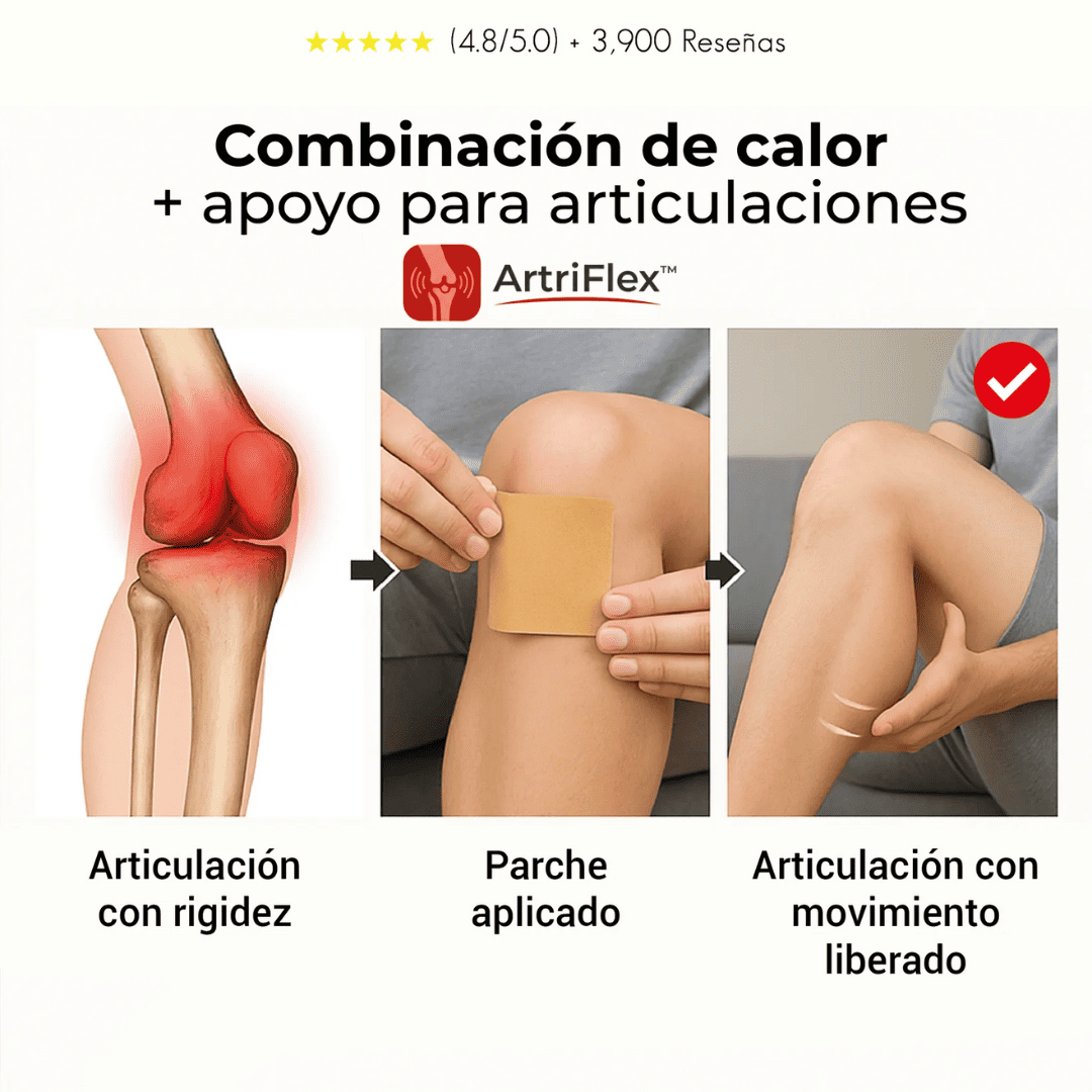 ArtriFlex™ Parche Analgésico para Dolor Articular 3X1