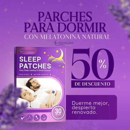 DEEPSLEEP™ Parches Para Dormir con Melatonina Natural Pack 2X1