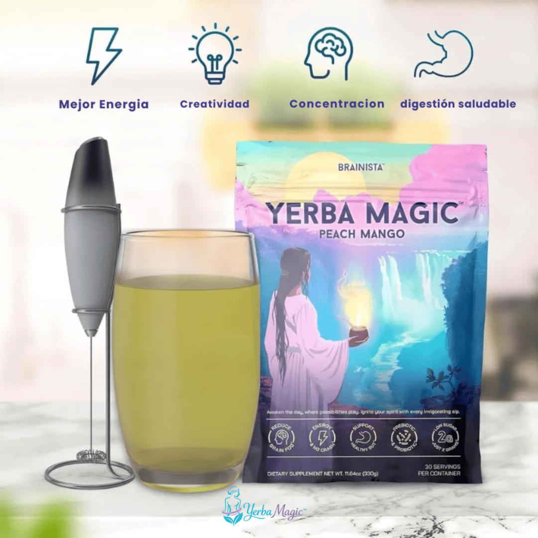 Yerba Magic™ Té de Melocotón y Mango Cuida tu Digestión y Realza tu Silueta