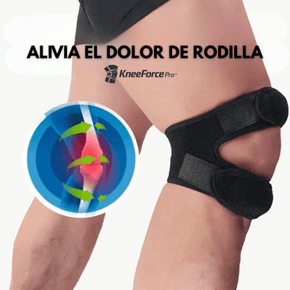 KneeForce Pro™ – Par de Menisqueras Doble Ajustable de Alta Compresión