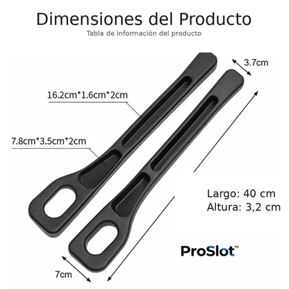 ProSlot™ Protector Lateral Anti-Caídas para Asientos de Auto (Par Universal)