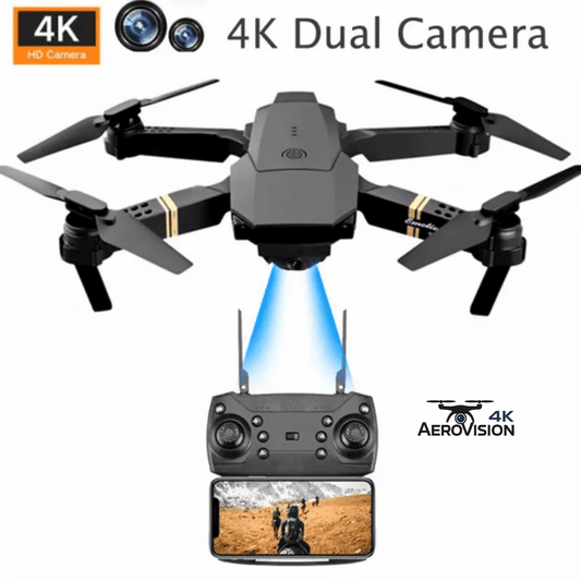 AeroVision™ Dron Profesional con  Doble Camara Full HD 4K