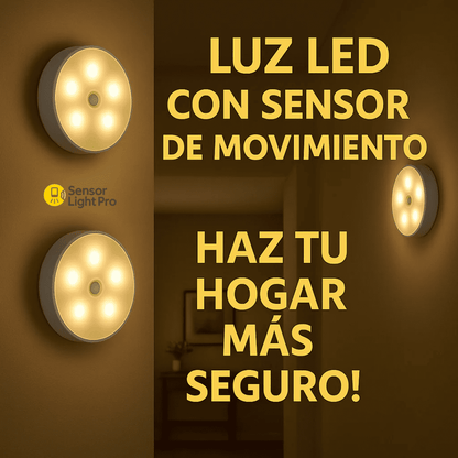 SensorLight Pro™ Lampara LED Portátil con Sensor de Movimiento - 😱OFERTA PACK X6