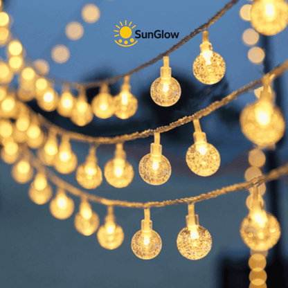 SunGlow™ Luces Solares para Exteriores ¡SÚPER OFERTA! 6 Metros 40 luces