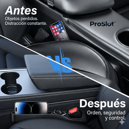 ProSlot™ Protector Lateral Anti-Caídas para Asientos de Auto (Par Universal)