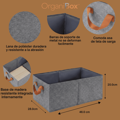 OrganiBox™ Caja Organizadora Plegable Multifuncional Pack x2