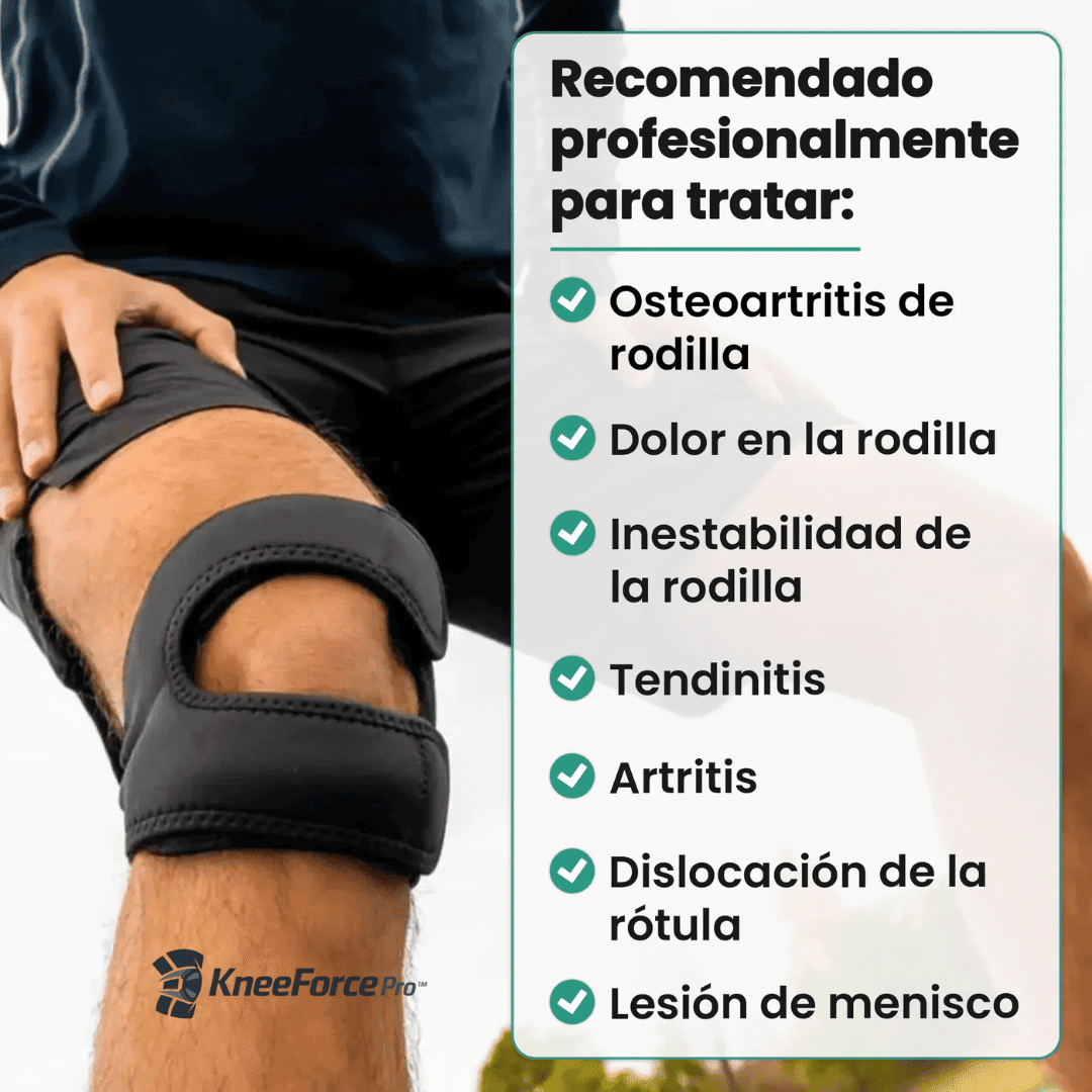 KneeForce Pro™ – Par de Menisqueras Doble Ajustable de Alta Compresión
