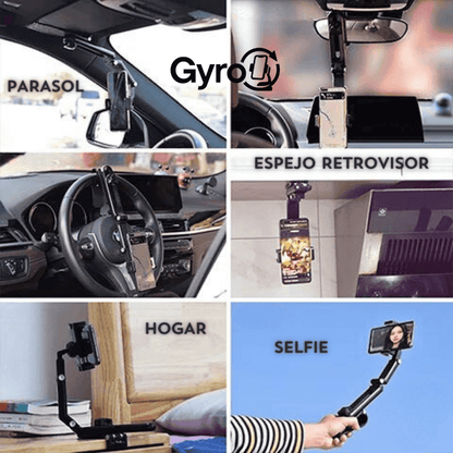 Gyro™ Soporte para celular giratorio y retráctil para auto