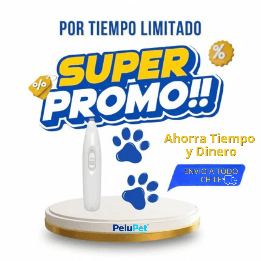 PeluPet™ Cortadora de Pelo para Mascotas Silenciosa y Profesional