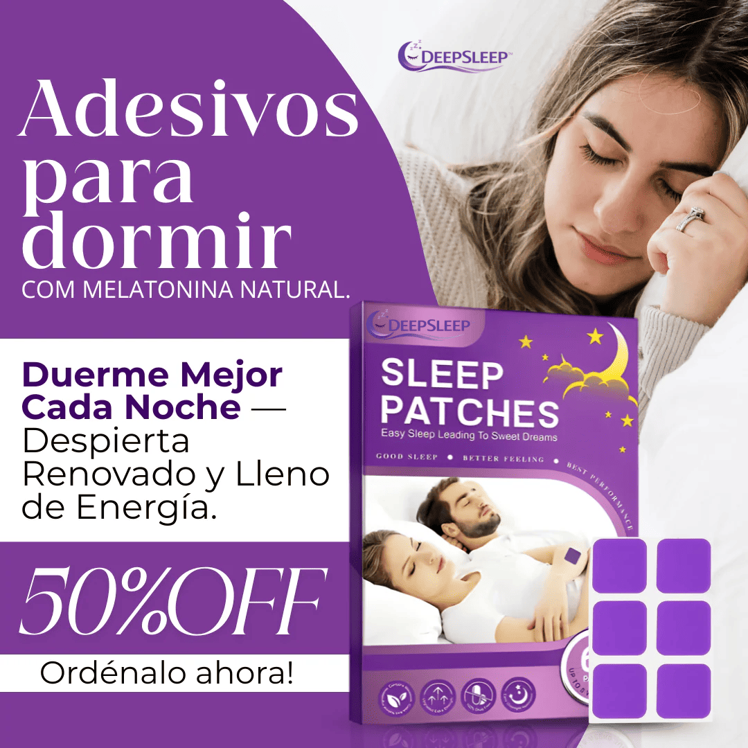 DEEPSLEEP™ Parches Para Dormir con Melatonina Natural Pack 2X1