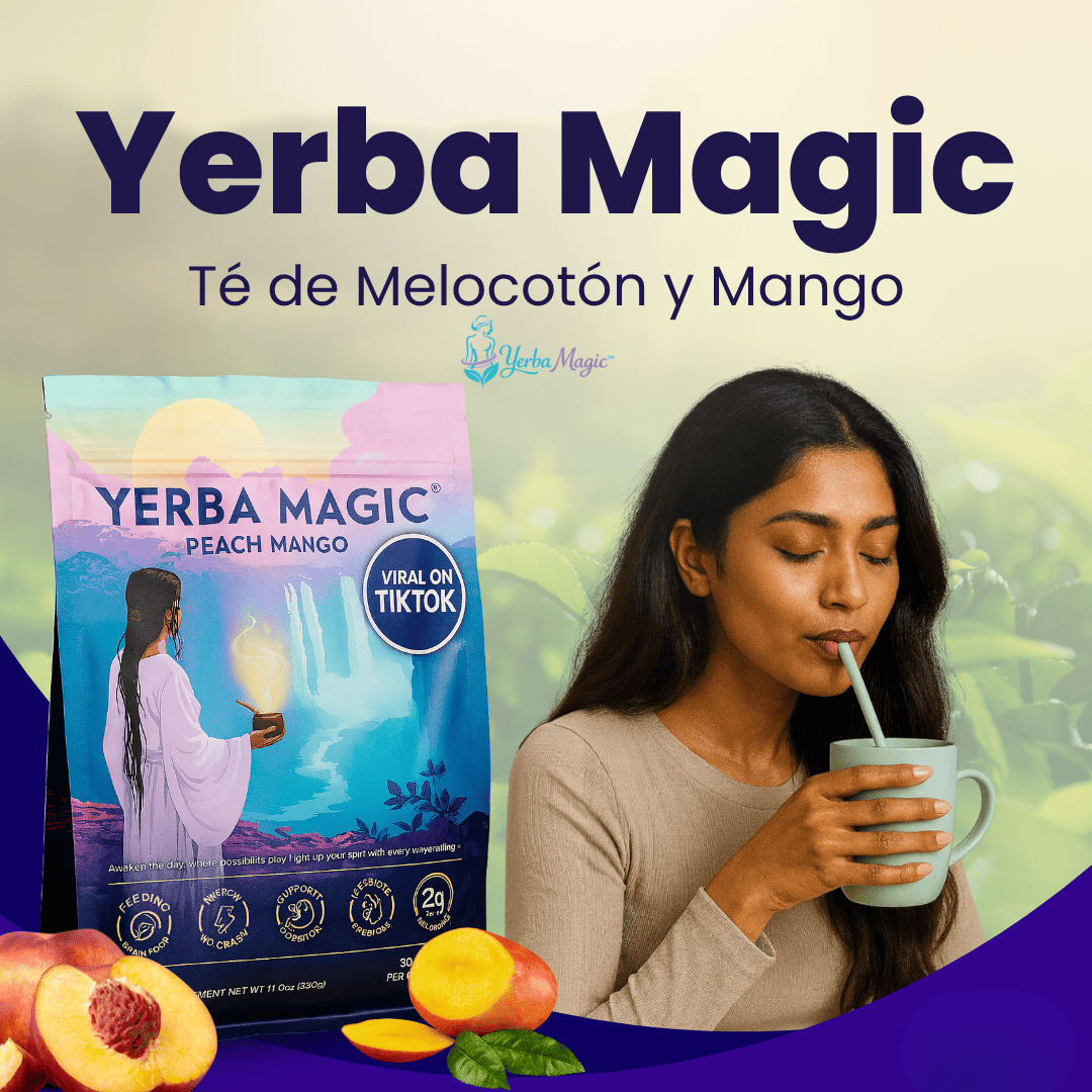 Yerba Magic™ Té de Melocotón y Mango Cuida tu Digestión y Realza tu Silueta