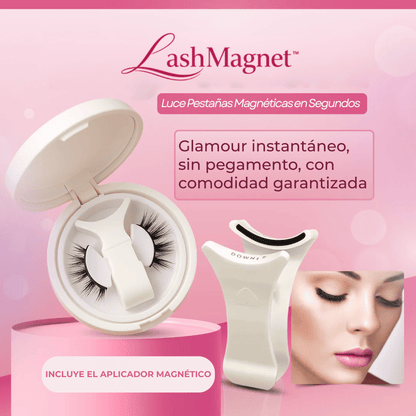 LashMagnet™ Pestañas Magnéticas Reutilizables Mirada de Impacto en Segundos