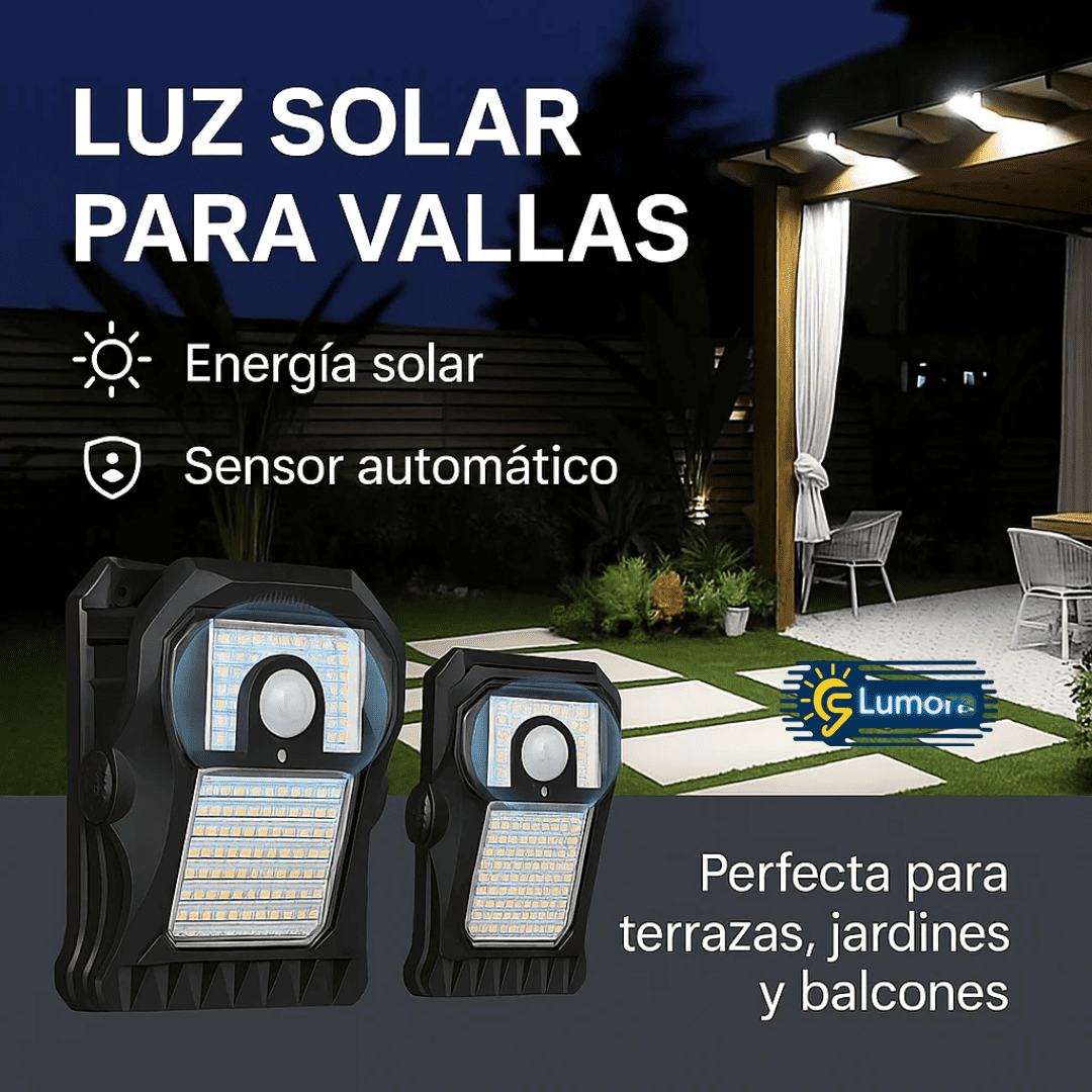 Lumora™ Clip Led Solar para Exteriores Portátil