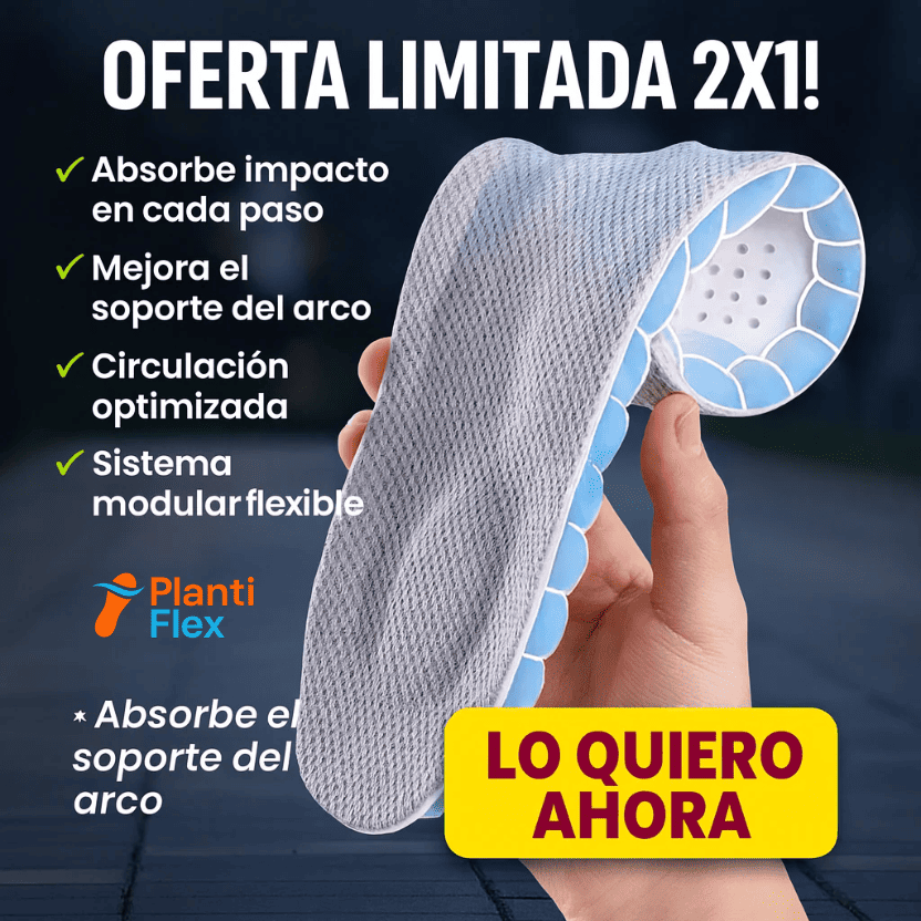 PlantiFlex™ Plantillas Ortopédicas Modulares 4D