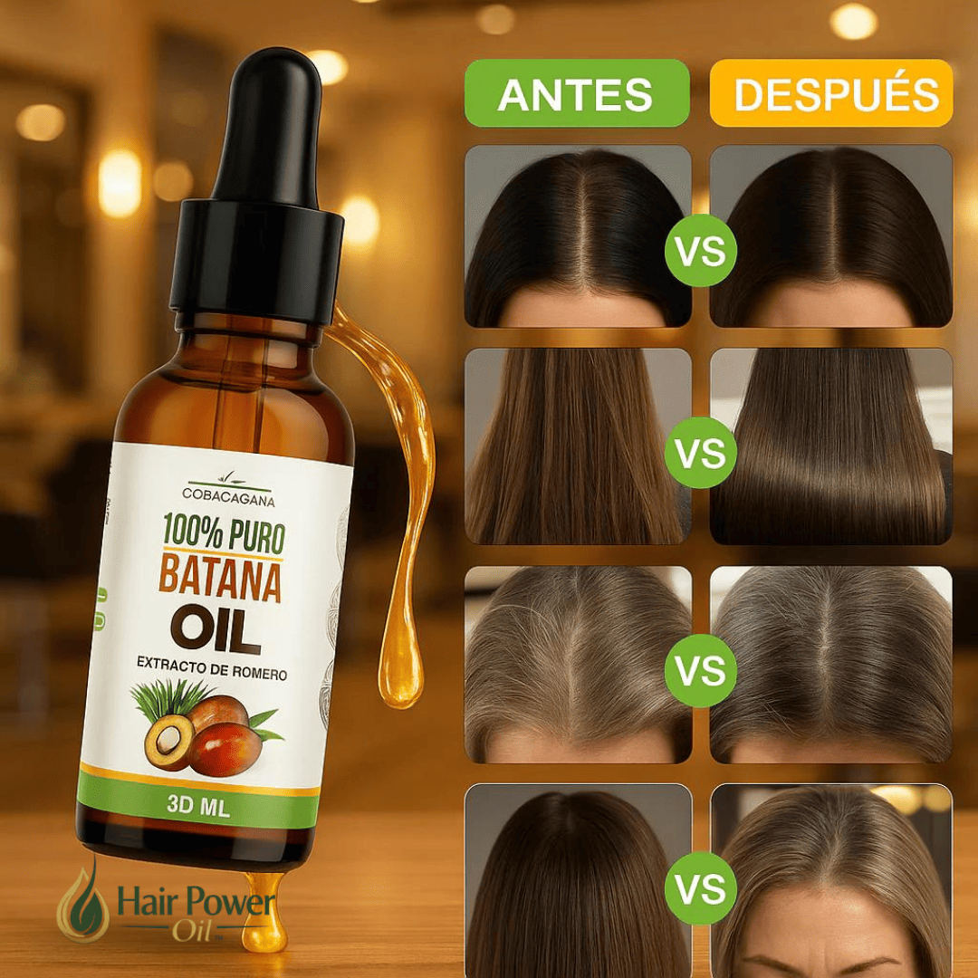 Hair Power Oil™ Aceite Anticaída y Fortalecedor Capilar