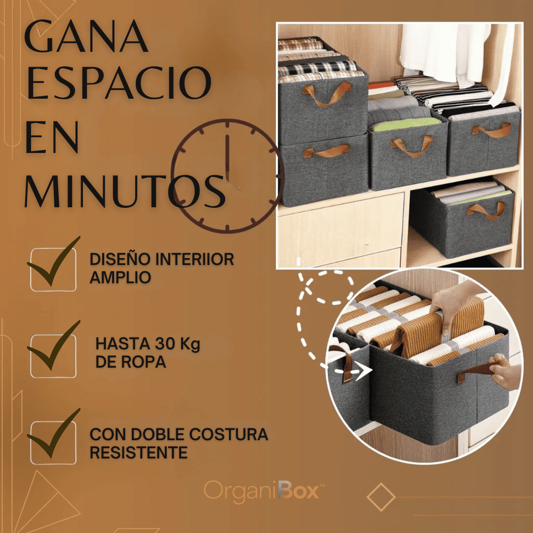 OrganiBox™ Caja Organizadora Plegable Multifuncional Pack x2