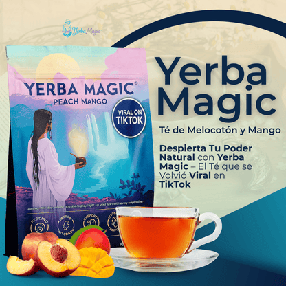 Yerba Magic™ Té de Melocotón y Mango Cuida tu Digestión y Realza tu Silueta
