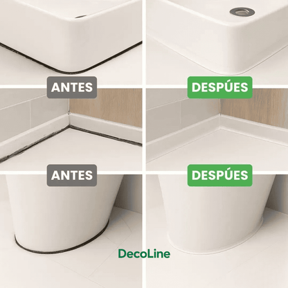 DecoLine™ Cinta Selladora Impermeable para Baño y Cocina Pack x2 12M
