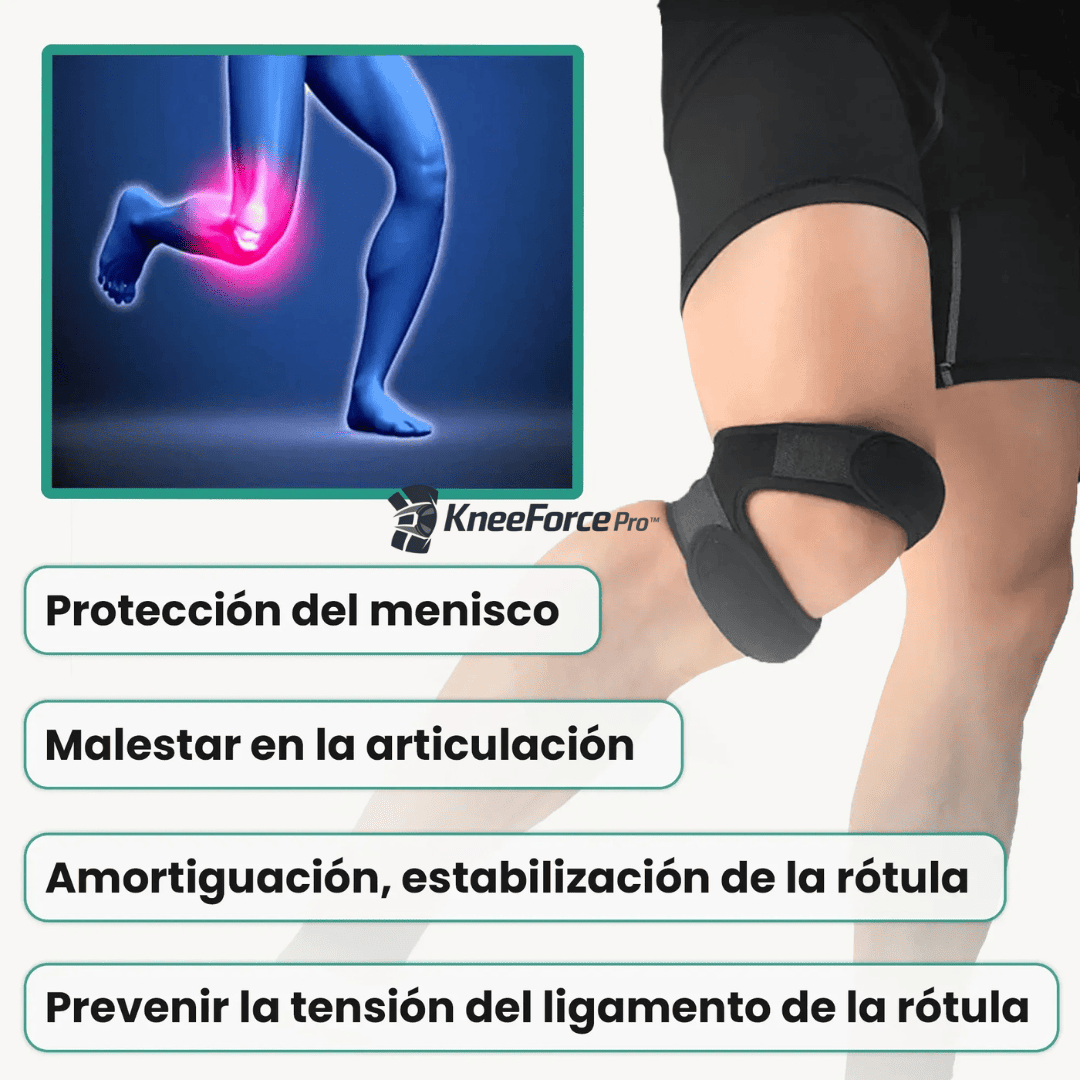 KneeForce Pro™ – Par de Menisqueras Doble Ajustable de Alta Compresión