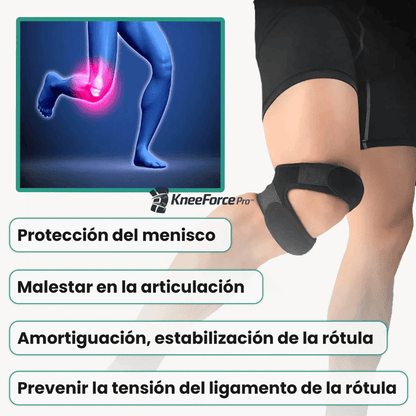 KneeForce Pro™ – Par de Menisqueras Doble Ajustable de Alta Compresión