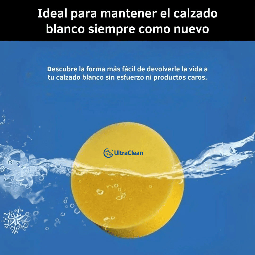 Ultra Clean™ Cremas Limpiadoras de Zapatillas y Zapatos Blancos Pack x2