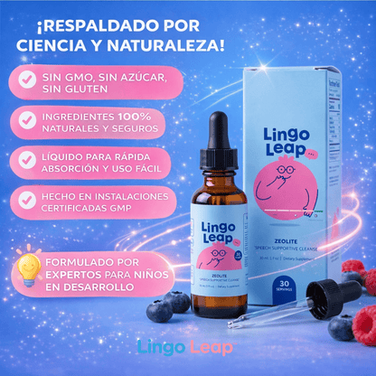 Lingo Leap™ Suplemento para el Desarrollo del Lenguaje y Enfoque
