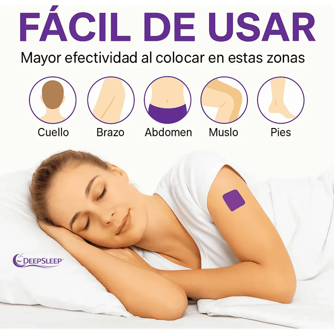 DEEPSLEEP™ Parches Para Dormir con Melatonina Natural Pack 2X1